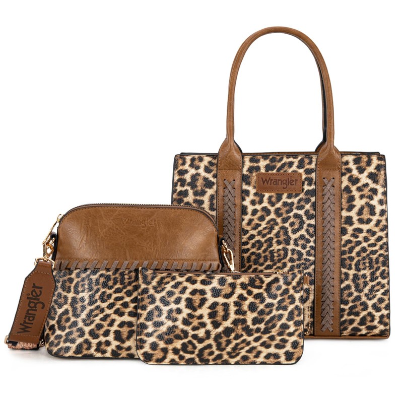 Wrangler 3Pcs Tote Bag for Women Crossbody Bags Set Shoulder