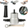 Sheet Metal Nibbler Cutter Double-Headed Sheet Cutter Nibbler Drill Attachment