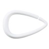 Spirella Drop 10.14716 Shower Curtain Loops White Plastic