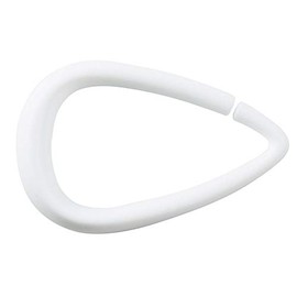 Spirella Drop 10.14716 Shower Curtain Loops White Plastic