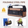 VSHXENG 20 Inch Tool Bag, Foldable 19 Pockets Tool Tote