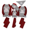 IFFEI Family Matching Christmas Pajamas Set Festival Outfits Elk Printed