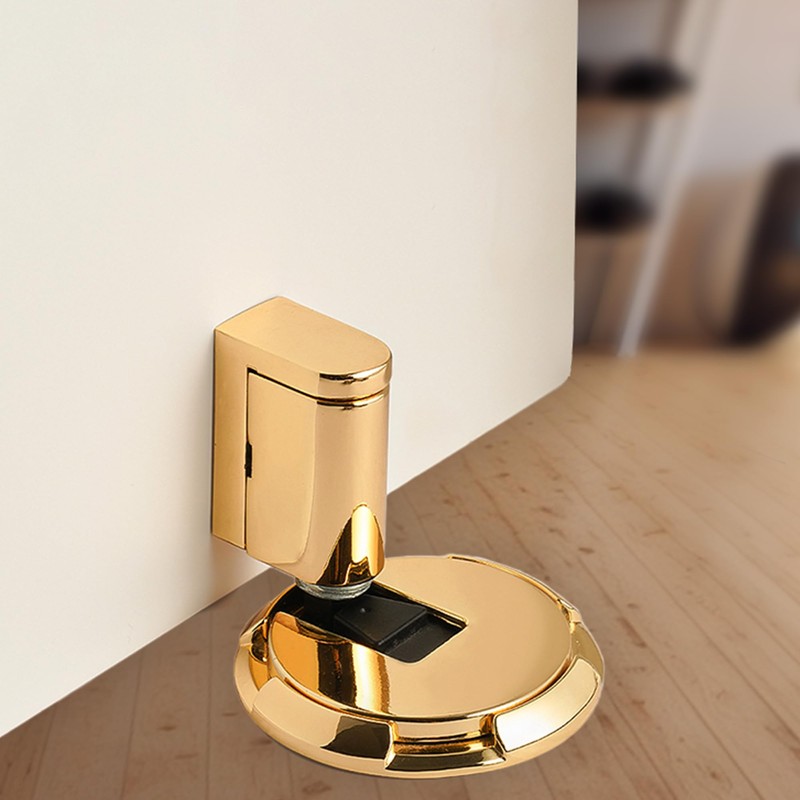 PANALI 1 Pack Windproof Magnetic Door Stopper, Concealed Retractable Design