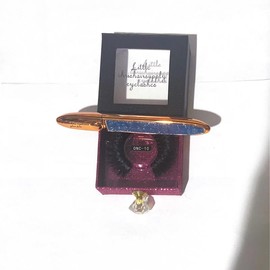 Littlechris lashes Lash Extension Kit with 144Pcs D-Curl Cluster Lashes, Lash Bond and Seal, Lash Glue Remover and Extension Tool - Eyelashes, Makeup