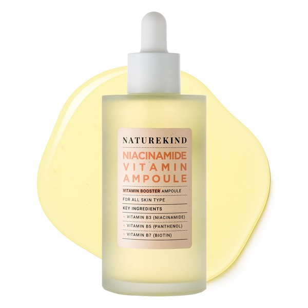 NATUREKIND Niacinamide Vitamin Ampoule - 20,000ppm Vitamin B3 Concentrated Serum,