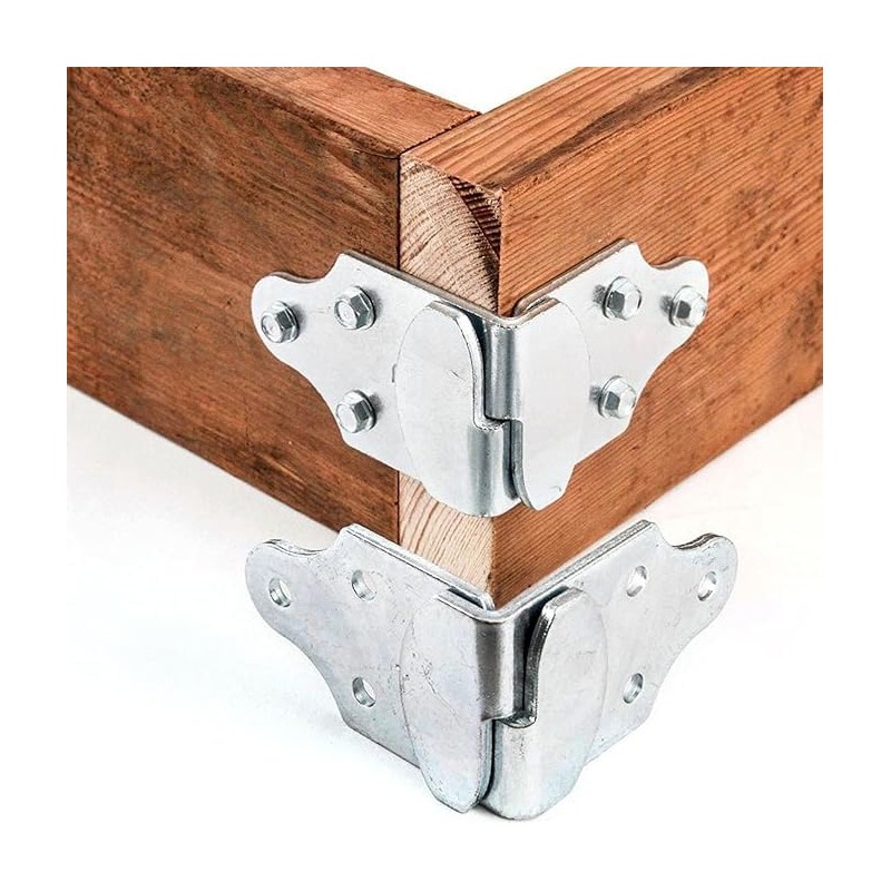 8 Pc Stake Trailer Rack Corner Connector Body Utility Wood