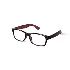 Optimum Optical Fashion Hoffman Readers Frame Reading Glasses with a deluxe soft shell case (HOFFMAN, 1.25)