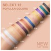 Holzsammlung 12 Colours Waterproof Matte Eyeshadow Pen Set with Sharpener,