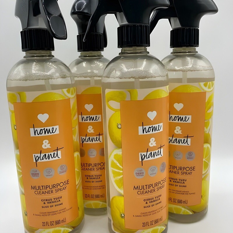 Love Home and Planet Cleaner Spray, Citrus Yuzu & Vanilla,