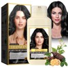 Schwarzfärbe-Shampoo, 3-in-1-Shampoo, Instant Hair Dye, Shampoo für schwarzes Haar zum