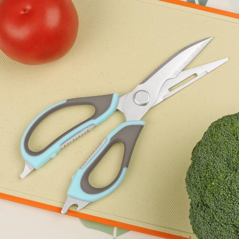 Multi Functional Heavy-Duty Kitchen Scissors, Sharp Blades, Detachable, Easy to