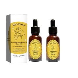 "JRSIGN "2 piezas de aceite de resina de incienso para la cara, aceite de ricino e incienso para la cara, semilla negra orgánica infundida con resina de incienso, cuidado natural de la piel hidratan