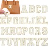 XLIUAX Letter Patches, 26 Pcs Chenille Letter Patches Iron on