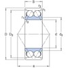 SKF 3202 ATN9 Angular Contact Ball Bearings Double Row