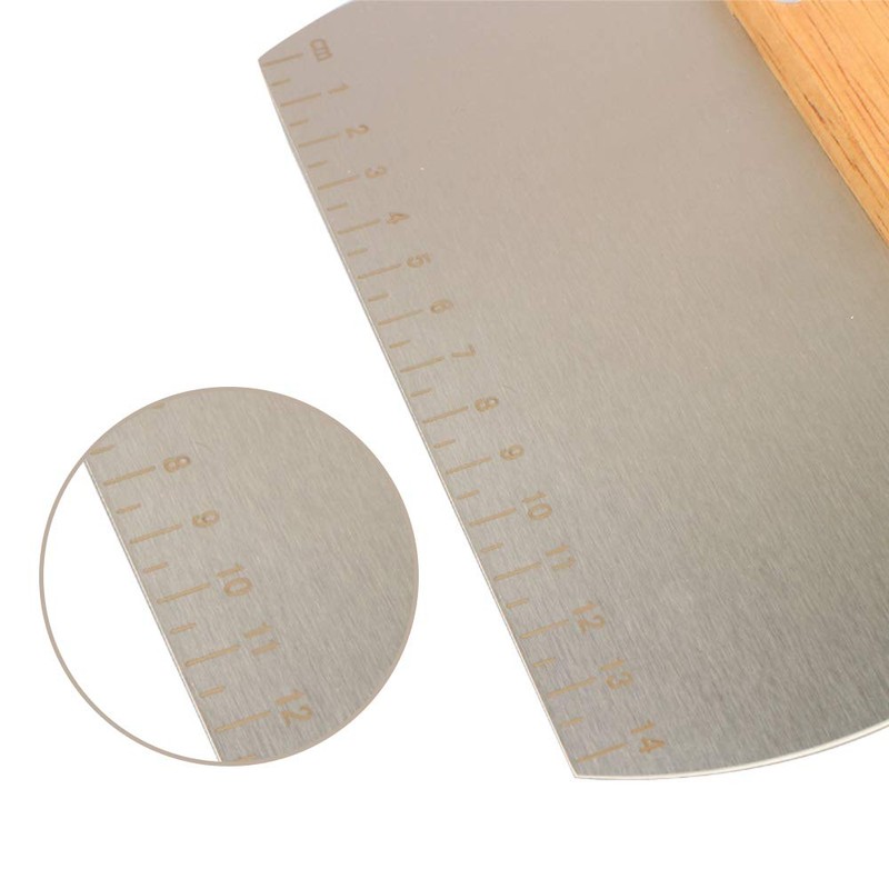 Dough Cutter, Dough Spatula, 2 Pieces Semicircular and Rectangular DIY