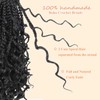 9 Packs 8 Inch Pre Looped Boho Box Braids Crochet