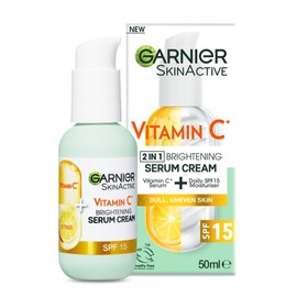 Garnier SkinActive Vitamin C 2-In-1 Brightening Serum Cream SPF 15 50ml