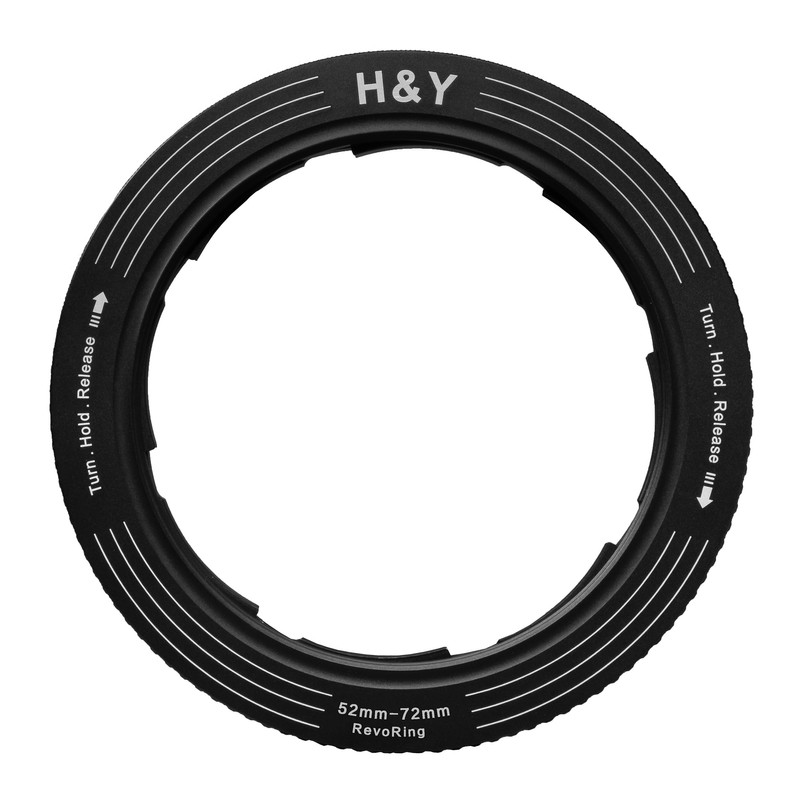 H&Y Step Up Ring REVORING 52-72mm Black Leveling Filter Diameter