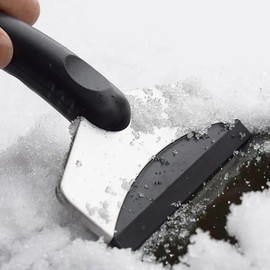 Windshield Glass Defrosting Snow Removal Tool,  Car Multitool Truck Ice Scraper Windshield Scraper Multitools Multifunction Aluminum Alloy Defrosting Spatula,Winter Car Maintenance Cleaning Shovel