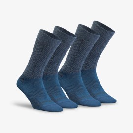 Calcetines Cálidos De Senderismo Sh500 Mid X2 Pares Quechua