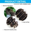 18 Inch Human Hair Braiding Hair 4# Natural Brown Human