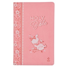 NLT Keepsake Holy Bible for Baby Girls Baptism Easter, New Living Translation, Pink (NLT Baby Keepsake Editions)
