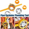 Bestgle 6 Pieces PVC Thread Maker Tool Pipe Threader Plumbing