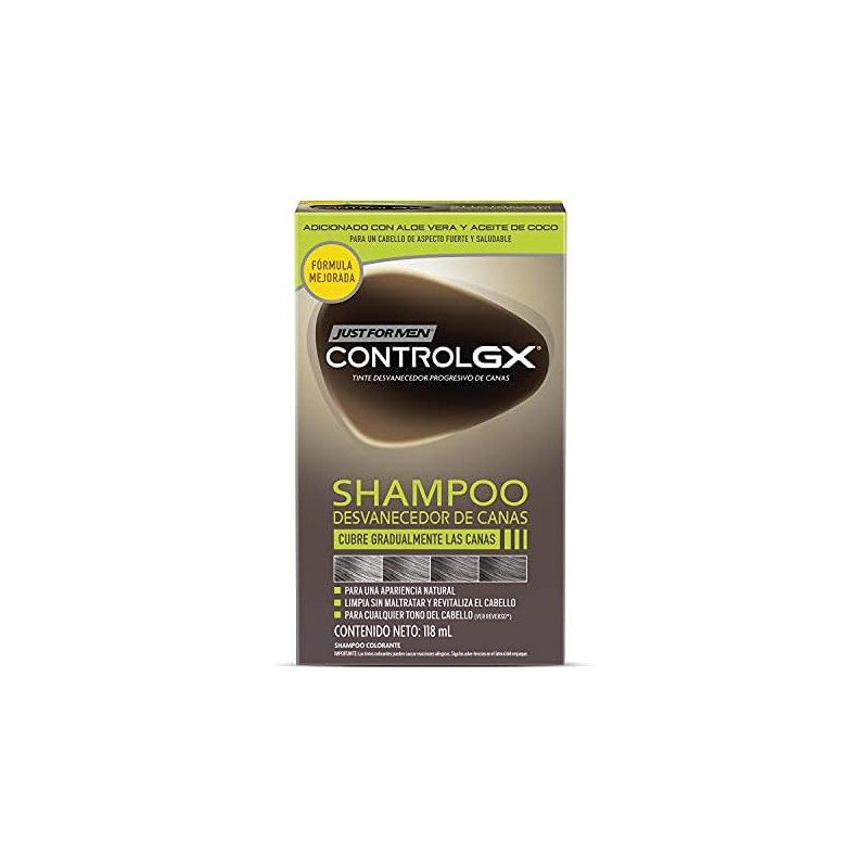 Just for Men Control Gx Shampoo Desvanecedor Progresivo De Canas,