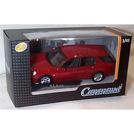 cararama saab 9.5 Aero dark red Vehicle 1:43 scale diecast model