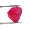 REAL-GEMS Rough Loose Gemstone Red Ruby Crystal 14.00 Carat Certified