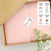 400 Pcs Thank You Sticker Labels - Oval Cute Pattern
