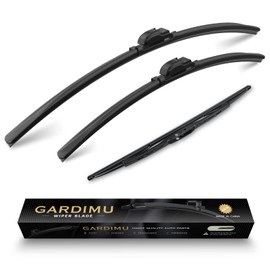GARDIMU Front and Rear Windshield Wiper Blades, 3 Pcs Front and Back Windshield Wipers Blades Replacement for Chevrolet/Chevy Equinox, Car Window Wiper Blades for 2018 2019 2020 2021 2022 2023