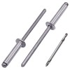 SKIR'CO (100 pcs) Aluminium Blind Rivets 3.2 x 15 mm,