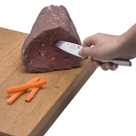 WMF Chef's Edition Allzweckmesser, Spickmesser 21 cm, Küchenmesser Made in Germany, Messer geschmiedet, Performance Cut, Spezialklingenstahl, Holzbox, Klinge 10 cm