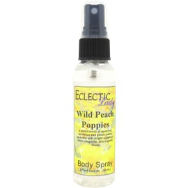 Eclectic Lady Wild Peach Poppies Body Spray (Regular Strength, 2 oz)