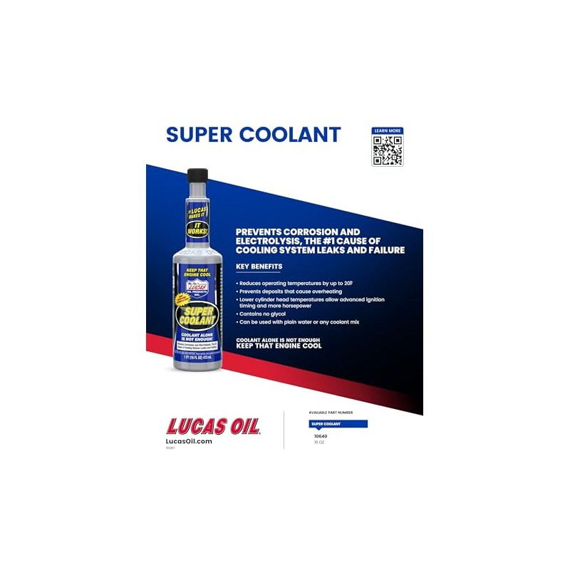 Lucas Oil 10640 Super Coolant-473ml