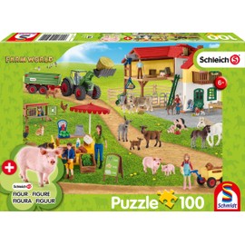Schmidt CGS_56404 The Farmers' Market (100 Pieces) Including Puzzle, Multi-Coloured
