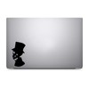 Bargain Max Decals Victorian Man Skull Decal Notebook Car Laptop