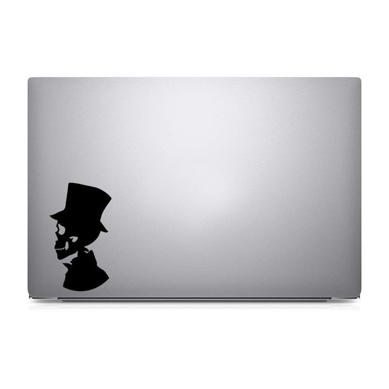 Bargain Max Decals Victorian Man Skull Decal Notebook Car Laptop