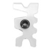Clear Plastic Pool Billiard Cue Bridge Head Pool Stick Holder