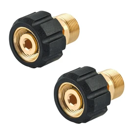 Raincovo Pressure Washer Hose Adapter, M22 15mm Female to M22 14mm Male Pressure Washer Fittings, 2 Pack