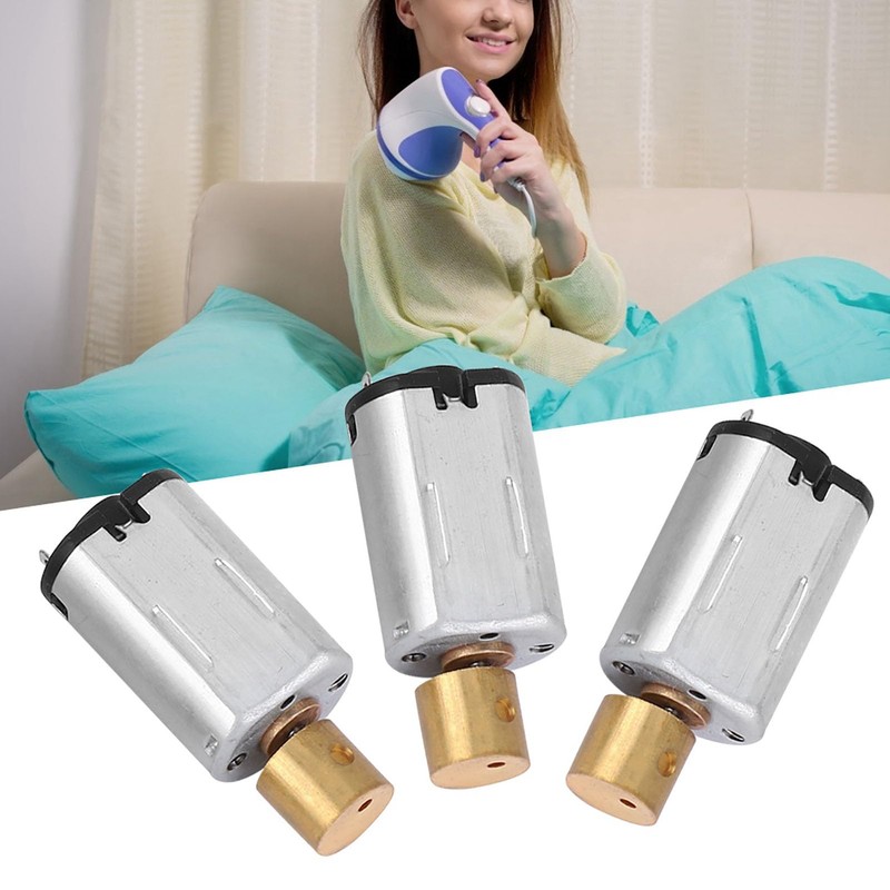 DC Vibration Motor, 1000Rpm Vibrating Motors Strong Power, Brass Eccentric