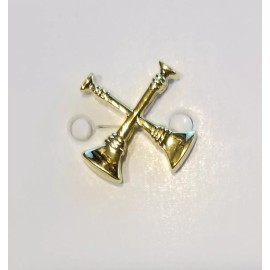 Firefighter Battalion Chief Captain Gold Collar Brass Chain of Command   11/16