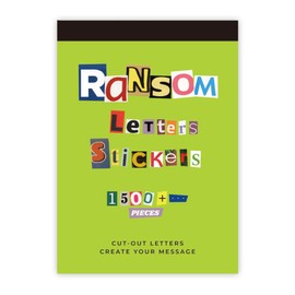 1500+PCS Letter Stickers -Waterproof Alphabet Scrapbook Stickers - Ideal for Scrapbooking Journaling Gift Wrapping Classroom Activities