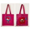 Peanuts SNAP3520N Nostalgica Colored Tote Bag with Pockets, Illumination, Pink