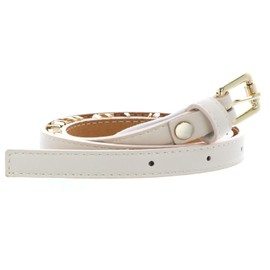 VALENTINO Emma Winter Belt W105 Ecru/Oro - Can be Shortened, Ecru / Oro