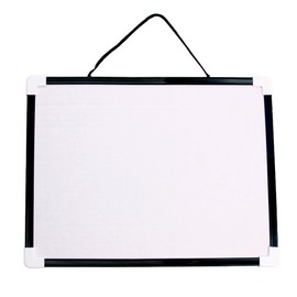 VIZ-PRO Magnetic Dry Erase Board, Children Drawing Board/Kids Writing Whiteboard, Black Plastic Frame,12" x 8"