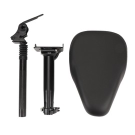 Bnineteenteam Electric Scooter Seat, 40‑55cm Height Adjustable Electric Scooter Folding Seat High Load Bearing Scooter Shock Absorbing Seat with Aluminum Alloy Pole for M4 Scooters