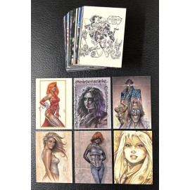 1998 Sirius Gallery Comic Images Complete Card Set 1-72 NRMT/MT