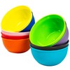 Youngever 9 Pack 300ml Small Plastic Bowls, Re-usable Kids Plastic